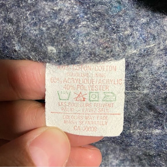 Vintage LEE Storm Rider Denim Blanket Lined Trucker Jacket Size 44 / L - Picture 11 of 16